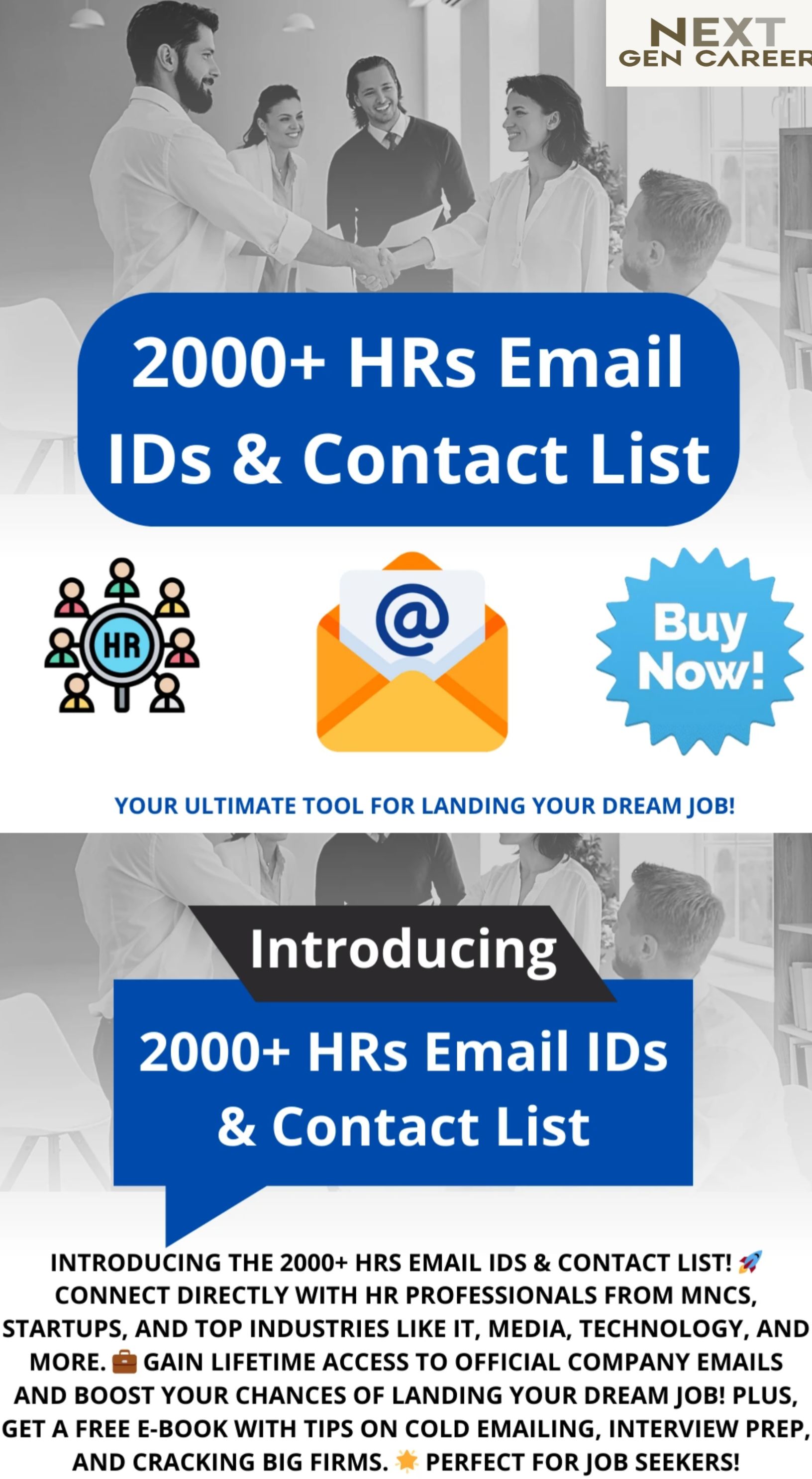 2000+ HR Email IDs & Contact List