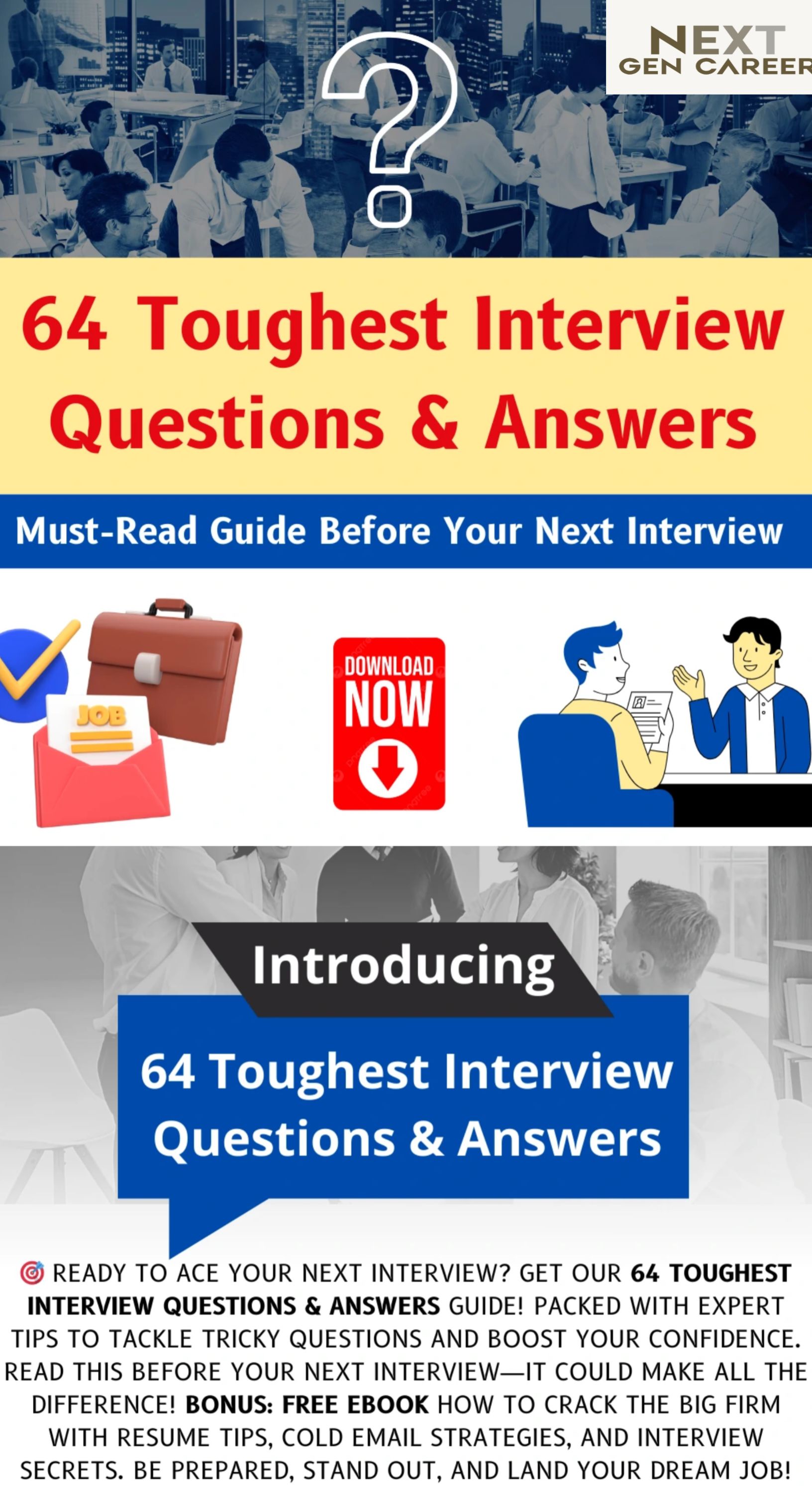 64 Toughest Interview Questions & Answers Guide